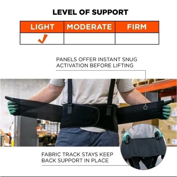 ProFlex 1650 Back Support Belt 7.5" Elastic, Adjustable Removeable Straps, ... - Picture 5 of 11